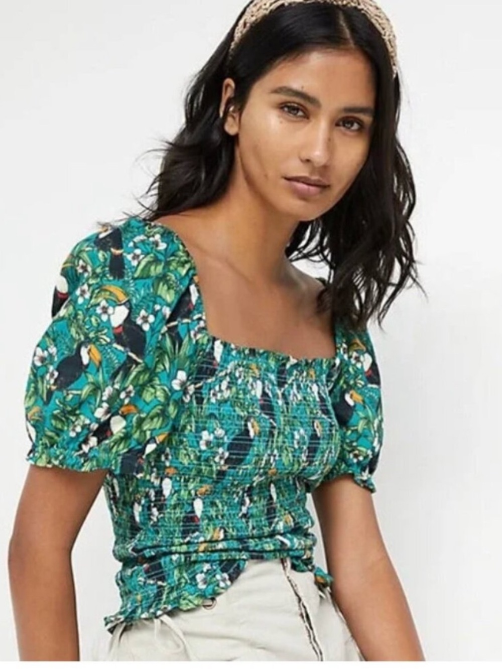 Like new Dolan toucan Multicolor Textured Top